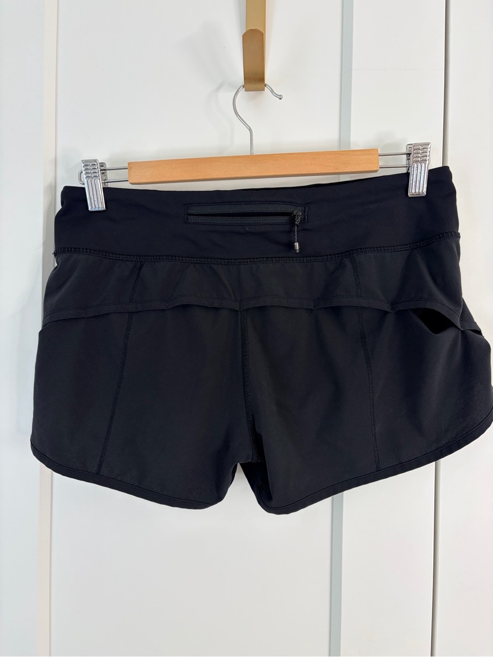 Lululemon Women's Black Athletic Shorts | 6 - Picture 2 of 4